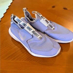 Nike Flex Runner Light Purple Slip-On Sneakers Size US 6Y